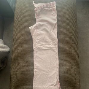 EUC banana republic cotton capris size 2 pink